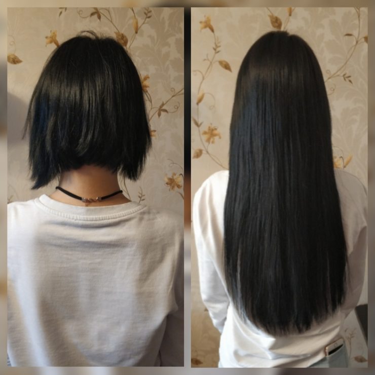 Горячее наращивание на капсулах #1215